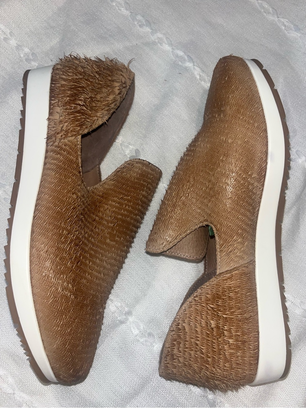 Antelope Stone Suede Scoop Loafer J65 EU 40 US 9 9.5